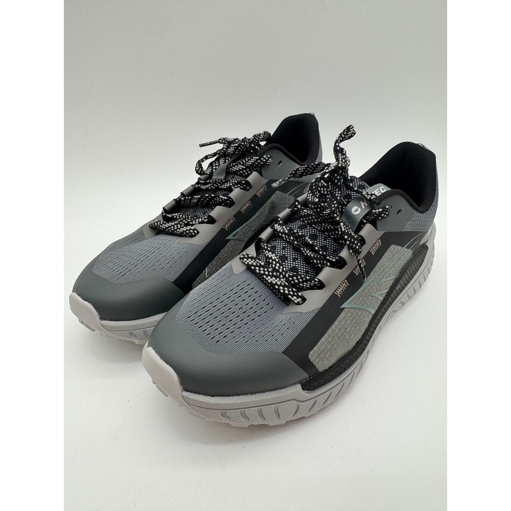 Hi-Tec Men's Size 11 Gray Black Trail Running Hiking Shoes Sneakers